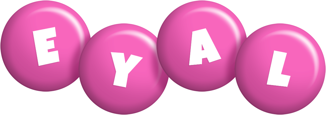 Eyal candy-pink logo