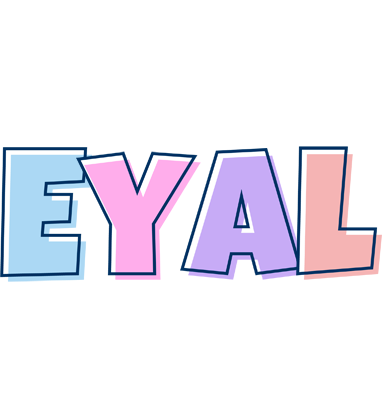 Eyal pastel logo