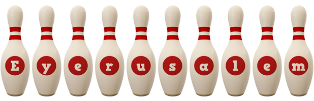 Eyerusalem bowling-pin logo