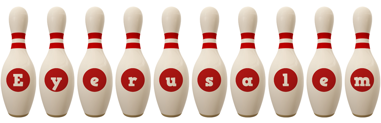 Eyerusalem bowling-pin logo