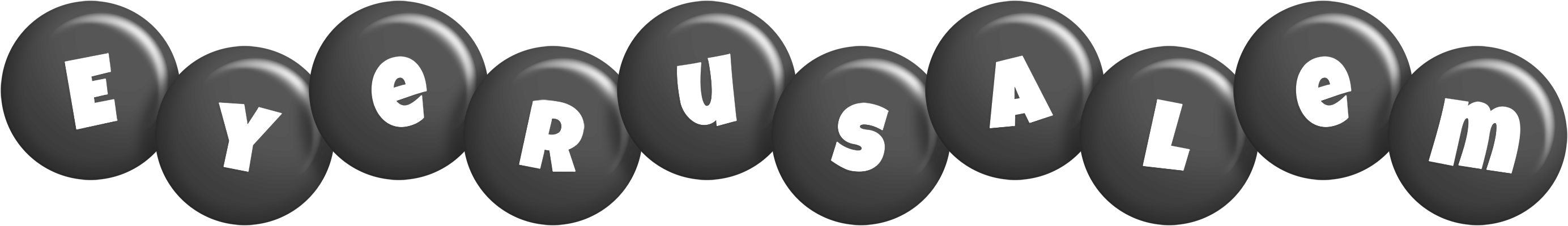 Eyerusalem candy-black logo