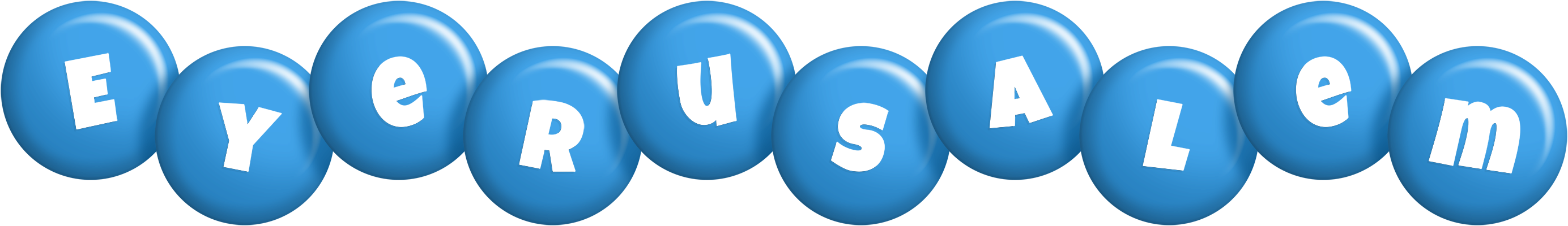 Eyerusalem candy-blue logo