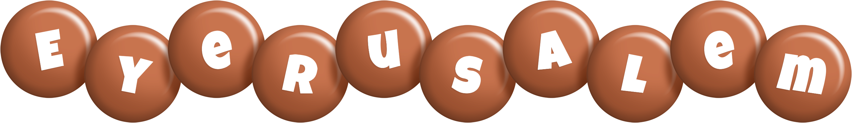 Eyerusalem candy-brown logo