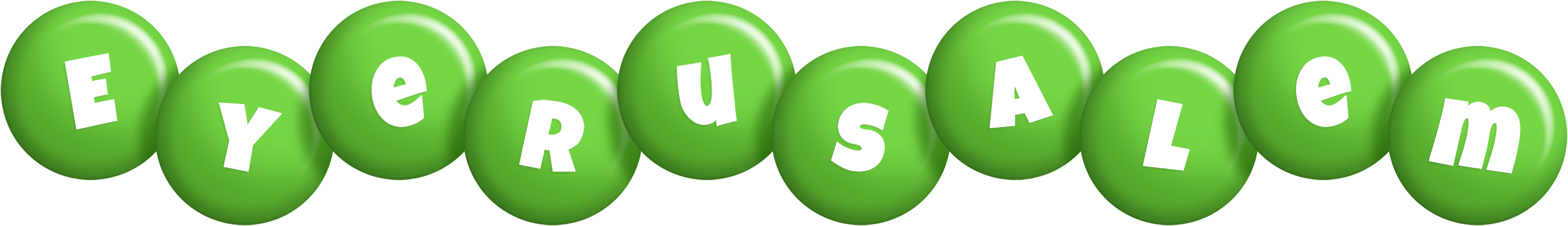 Eyerusalem candy-green logo