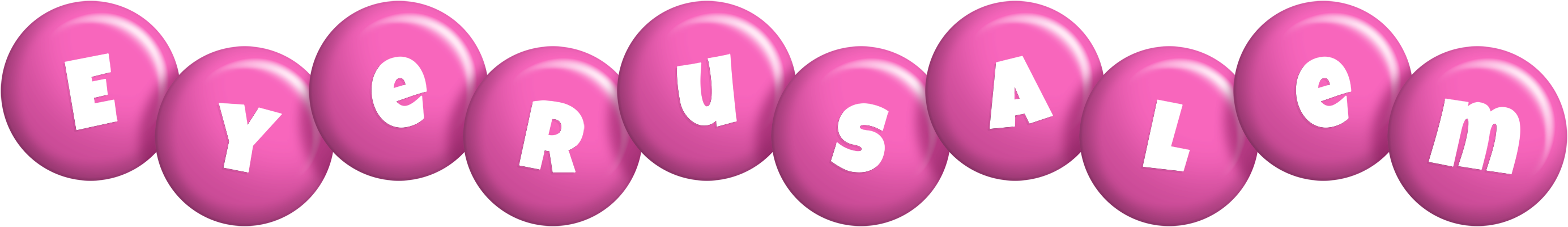 Eyerusalem candy-pink logo