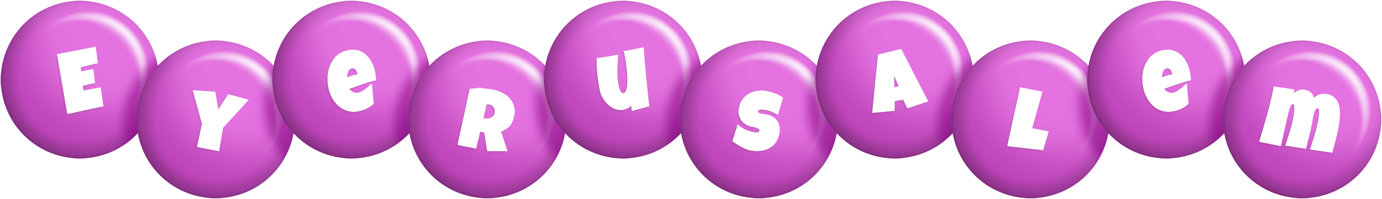 Eyerusalem candy-purple logo