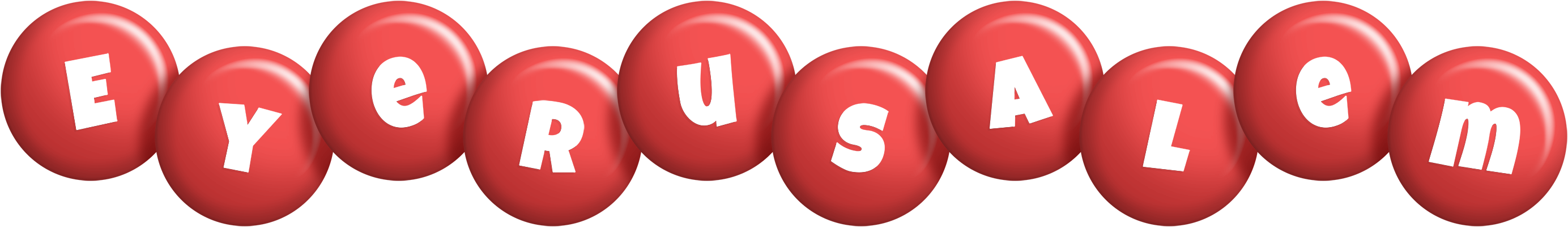 Eyerusalem candy-red logo