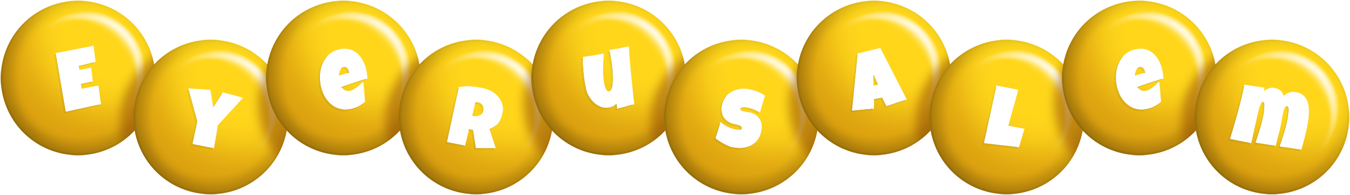 Eyerusalem candy-yellow logo