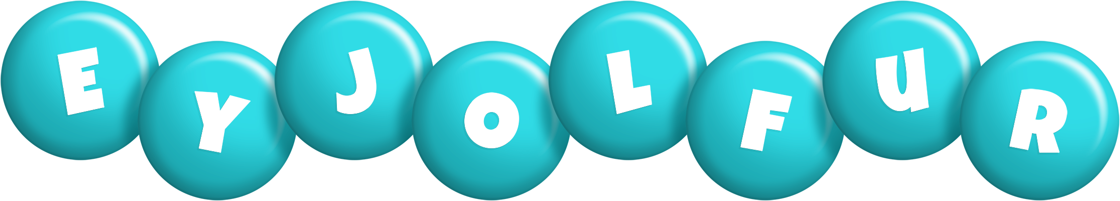 Eyjolfur candy-azur logo