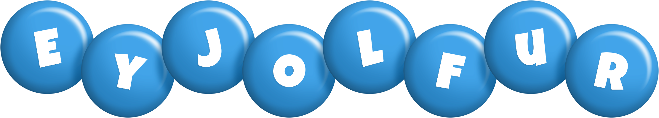Eyjolfur candy-blue logo