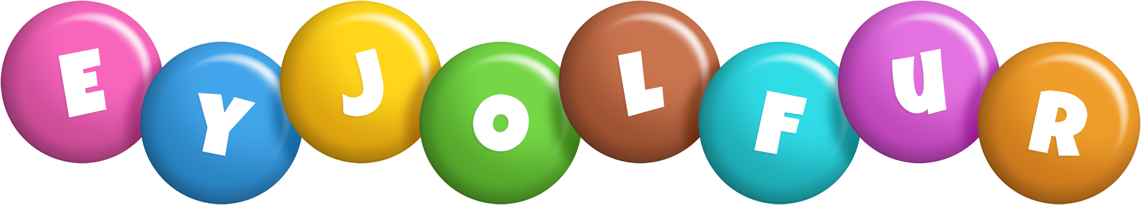 Eyjolfur candy logo