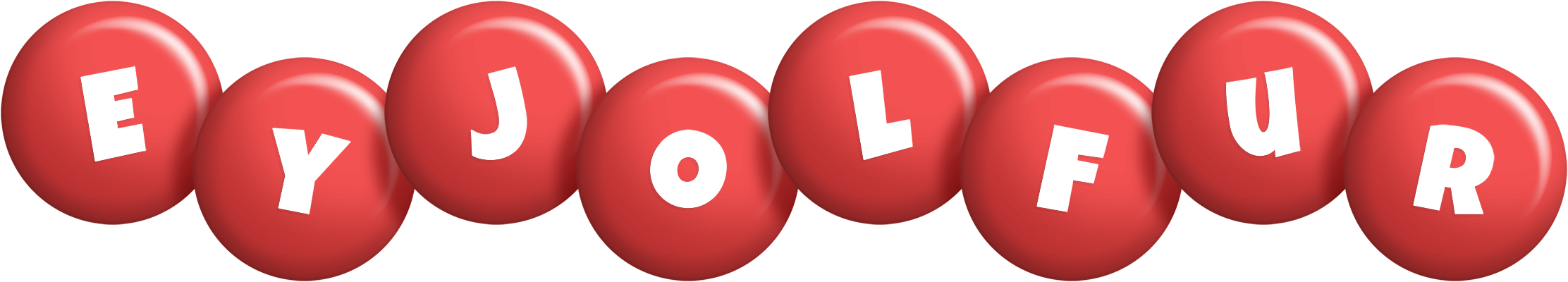 Eyjolfur candy-red logo