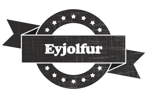 Eyjolfur grunge logo