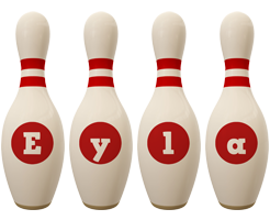 Eyla bowling-pin logo