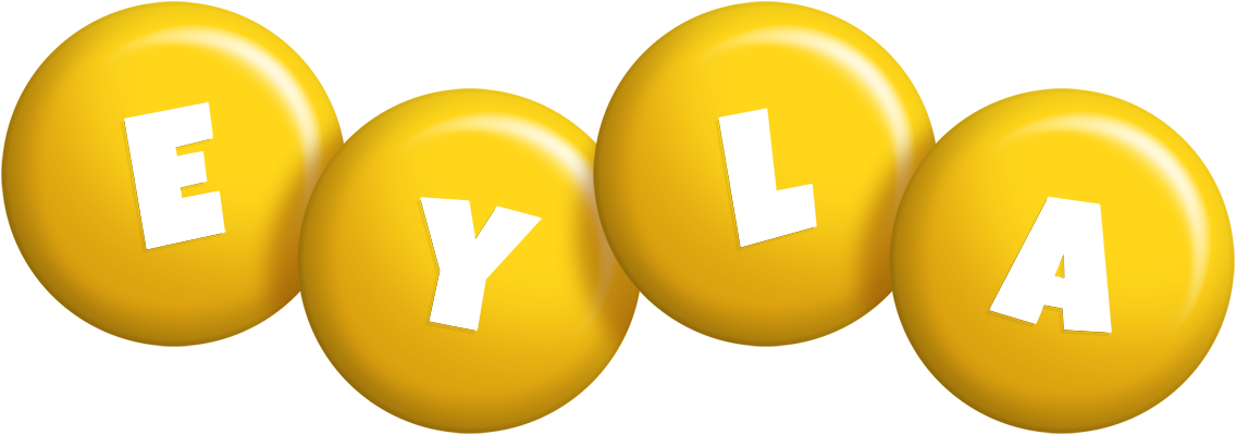 Eyla candy-yellow logo