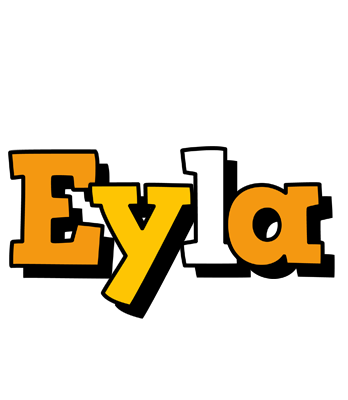 Eyla cartoon logo
