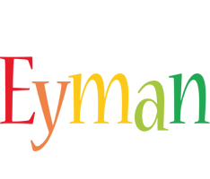 Eyman birthday logo