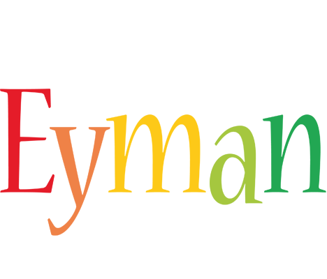 Eyman birthday logo