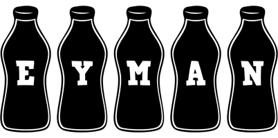 Eyman bottle logo