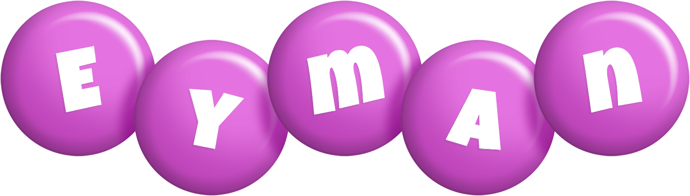 Eyman candy-purple logo