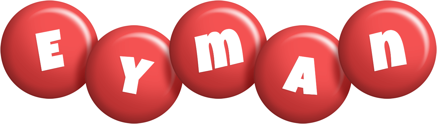 Eyman candy-red logo