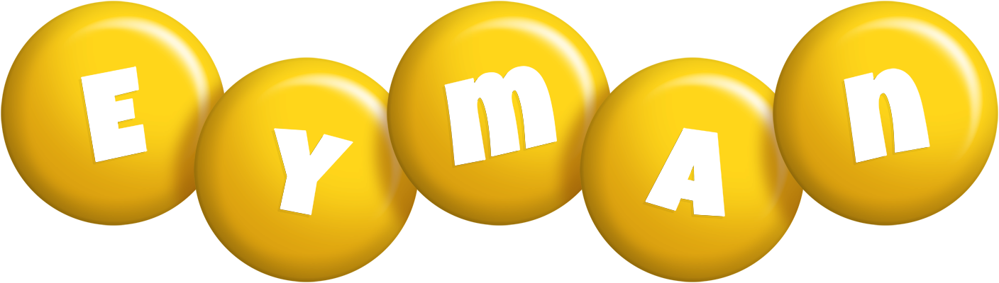 Eyman candy-yellow logo
