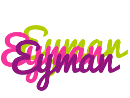 Eyman flowers logo