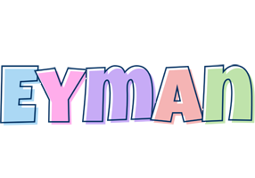 Eyman pastel logo