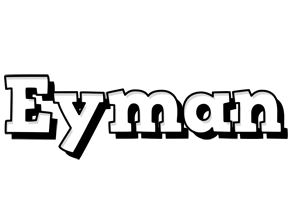 Eyman snowing logo