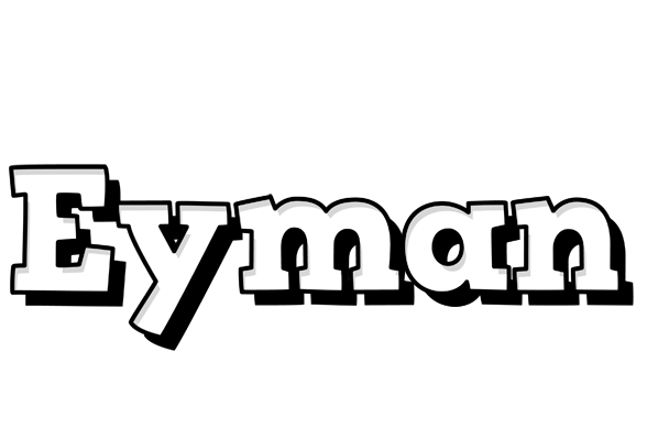Eyman snowing logo