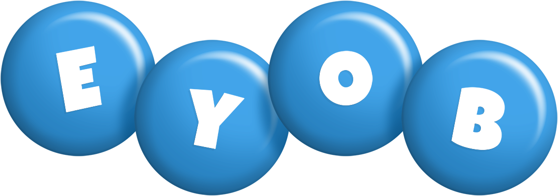 Eyob candy-blue logo