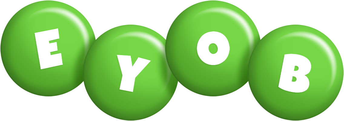 Eyob candy-green logo