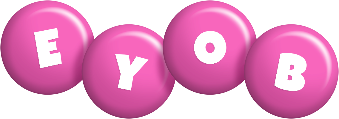 Eyob candy-pink logo