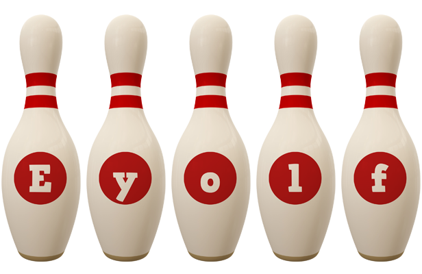 Eyolf bowling-pin logo