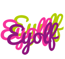 Eyolf flowers logo