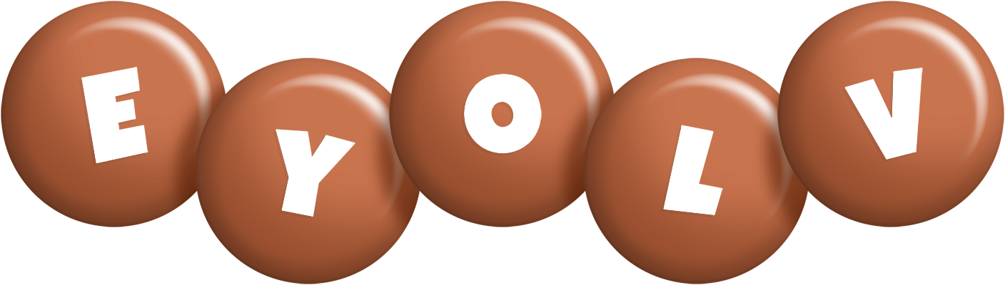 Eyolv candy-brown logo