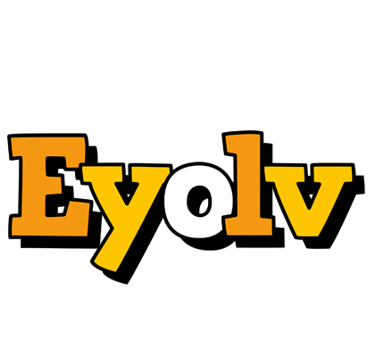 Eyolv cartoon logo