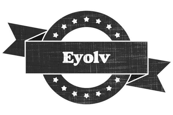 Eyolv grunge logo