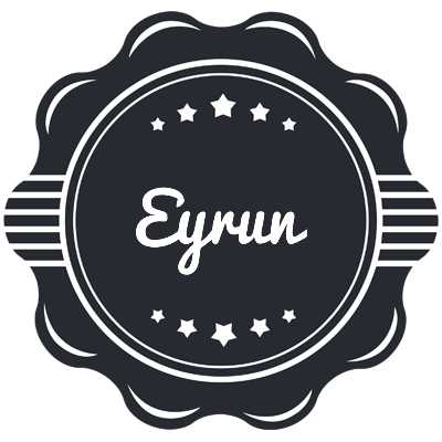 Eyrun badge logo
