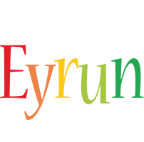 Eyrun birthday logo