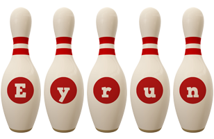 Eyrun bowling-pin logo