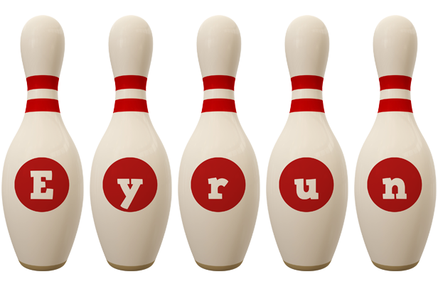 Eyrun bowling-pin logo