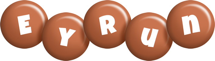 Eyrun candy-brown logo