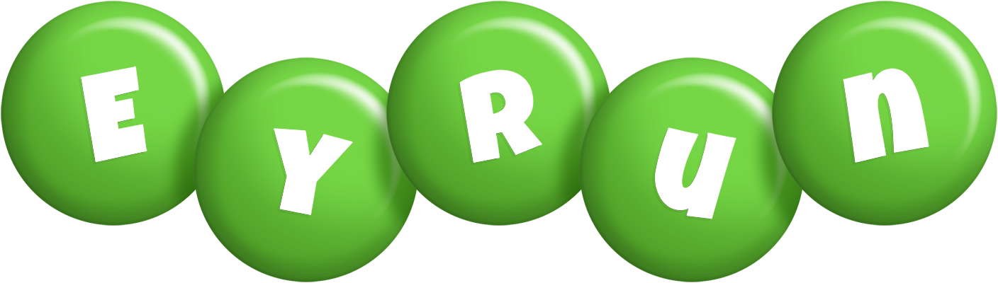 Eyrun candy-green logo