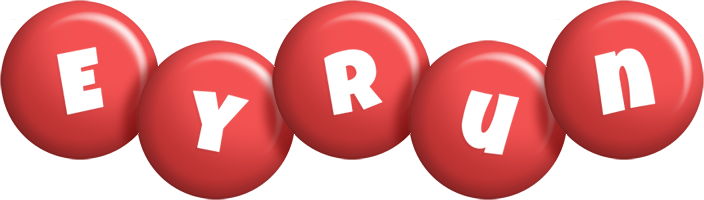 Eyrun candy-red logo