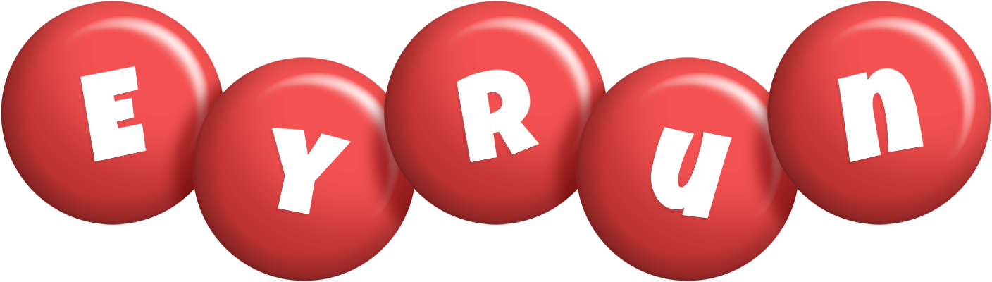 Eyrun candy-red logo