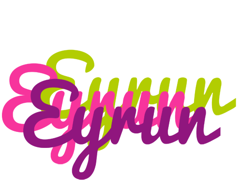 Eyrun flowers logo