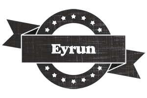 Eyrun grunge logo