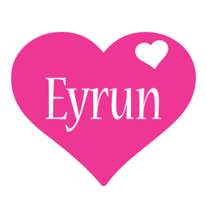 Eyrun love-heart logo