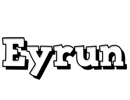 Eyrun snowing logo